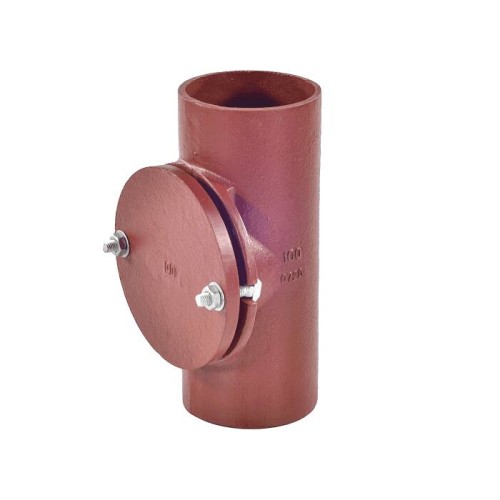 Ревизия чугунная SML Ду-100 с круглой крышкой безраструбная Китай в Кемерово