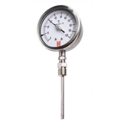 Термометр биметаллический радиальный Ру 25 ТБП-Р ЗТП 100х100 мм 1/2" в Кемерово