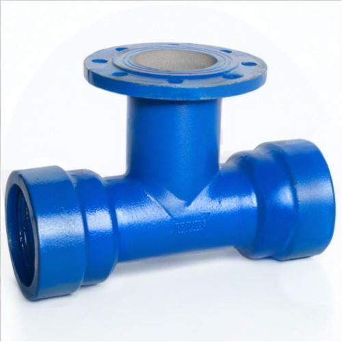 Тройник раструб-фланец ТРФ Ду 200-200 Тайтон ВЧШГ с ЦПП цинк+AL ГОСТ ISO 2531-2012 в Кемерово