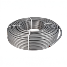 Труба сшитый полиэтилен PE-Xa/EVOH серая Дн 25х3,5 Ру-10 (Т<95°С) бухта 50м РОС Полипластик