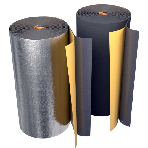 Рулон из вспененного полиэтилена 15/1,0-7 (Т<95°C) самокл с фольг чёрн Energoflex BLACK STAR DUCT AL в Кемерово