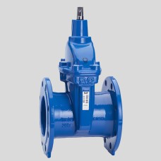 Задвижка клиновая чугунная фланцевая с невыдвижным штоком с обрезиненным клином под электропривод с невыдвижным штоком Ру 16 VOC4241CM Tecofi 40 мм