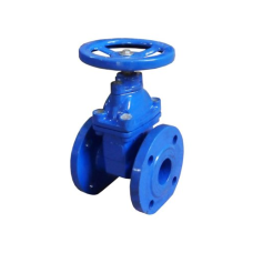 Задвижка клиновая чугунная фланцевая с обрезиненным клином и невыдвижным шпинделем Ру 16 VOC4241C Tecofi 40 мм