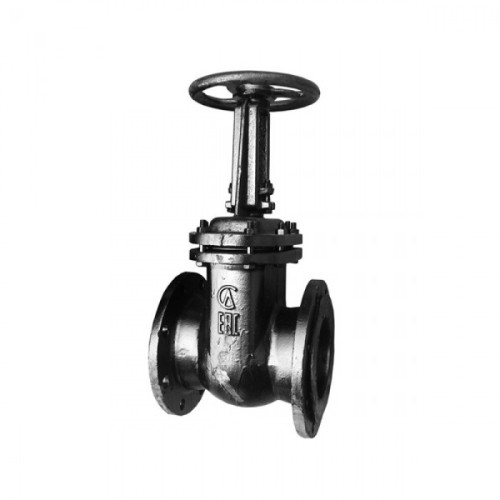 Задвижка клиновая чугунная фланцевая с выдвижныи шпинделем Ру 10 30ч6бр 50 мм