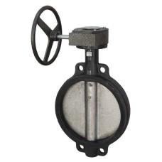 Затвор с чугунным диском и редуктором межфланцевый 1,6 МПа EPDM VPI4448 GGG50 Tecofi 100 мм