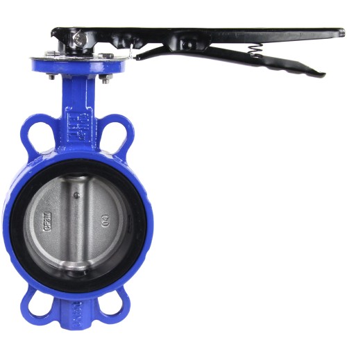 Затвор ручной с нержавеющий диском и рукояткой межфланцевый 1,6 МПа EPDM VPI4449 GGG50 Tecofi 50х42,5 мм в Кемерово