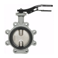 Затвор ручной с чугунным диском и рукояткой межфланцевый 1,6 МПа EPDM R59FL GG25 Giacomini 65 мм