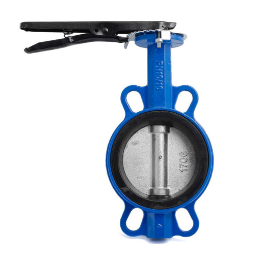 Затвор ручной со стальный диском и рукояткой межфланцевый 1,6 МПа EPDM VP5445S GGG50 Tecofi 100 мм в Кемерово